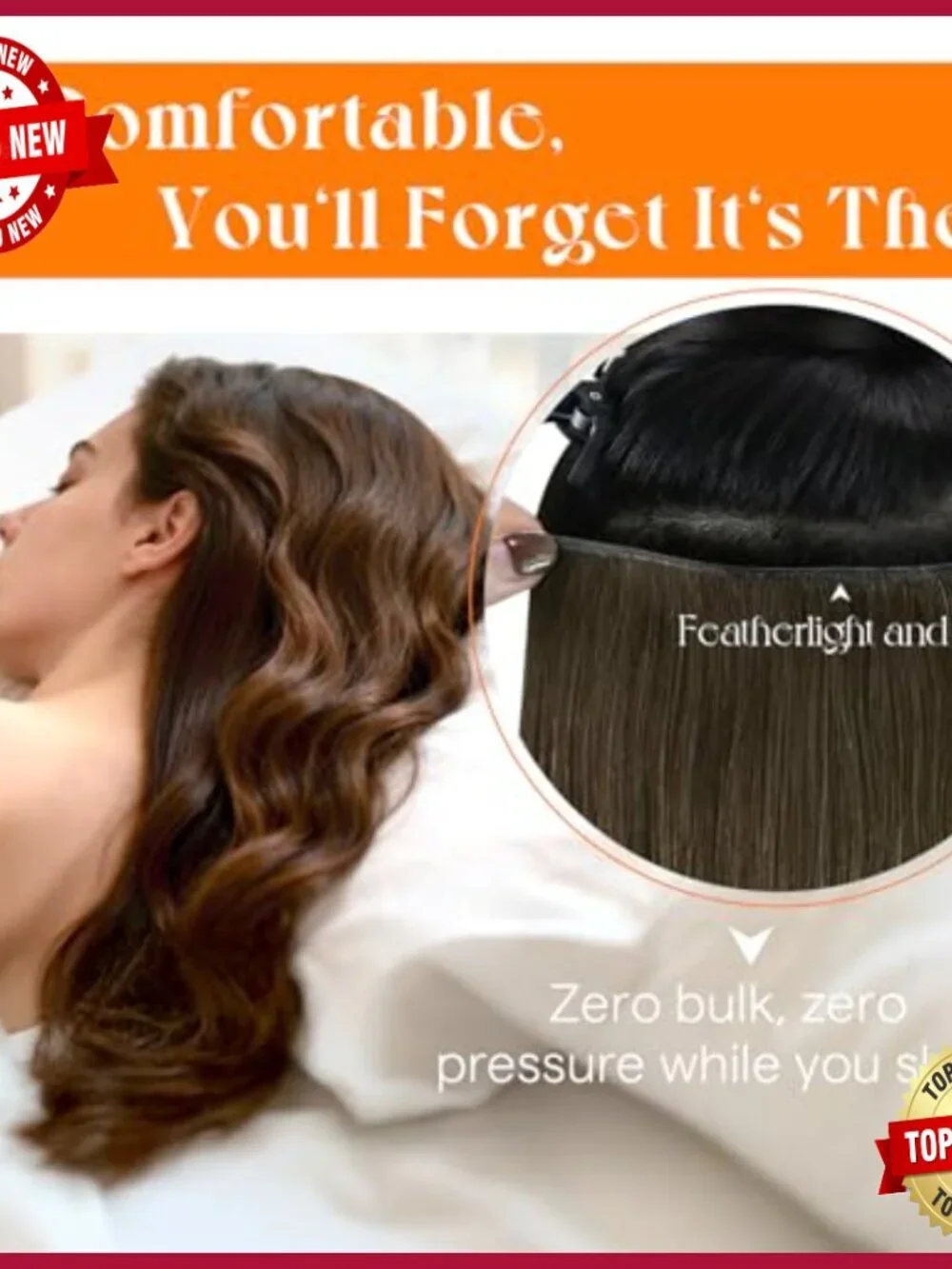 Human Hair Extensions 16 Inch Glueless Weft with Micro Beads Salon Quality